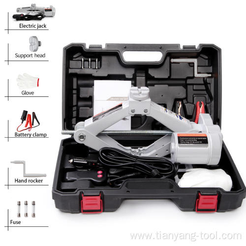 2T 12V Automatic Electric Screw Scissor Car Jack